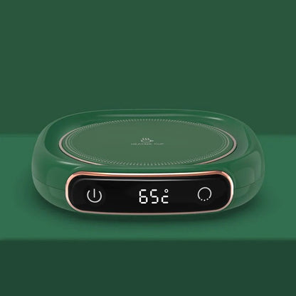 Digital Milk Heating Pad with Desktop Base and Temperature Display